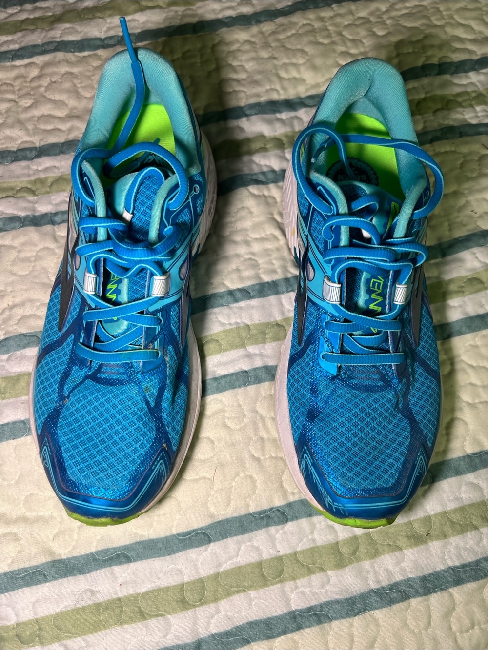 Brooks Ravenna 7 Blue Teal Running Shoes